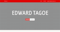 Desktop Screenshot of edwardtagoe.com